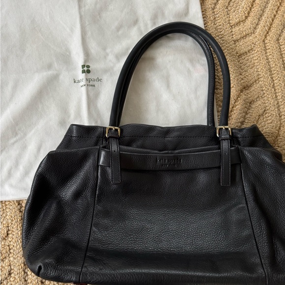Kate Spade Black Pebbled Leather Purse!  Perfect condition!  ✨ - Picture 1 of 7